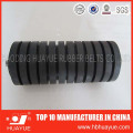 Rouleau industriel Cema Rubber Ring Casting Impact Conveyor Idler Roller